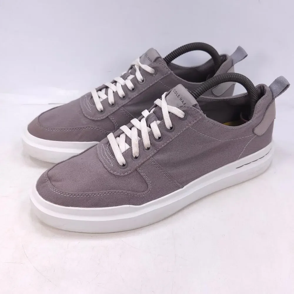 Cole Haan GrandPro Rally Lace Up Shoe Mens Size 7 C34740 Gray White